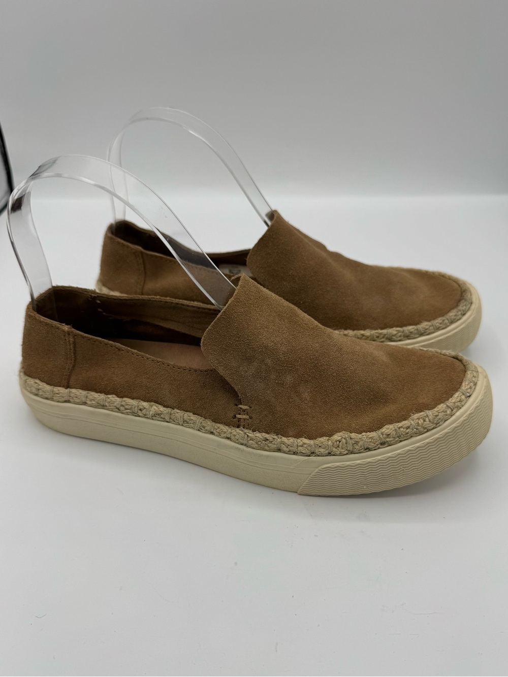 Toms Sunset Toffee Suede Slip-On Loafers Comfort Sneaker Shoes Women’s 7